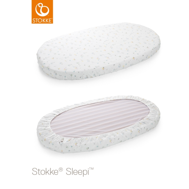 Stokke® Sleepi™ paklodė su gumyte 120 cm. Soft Rabbit