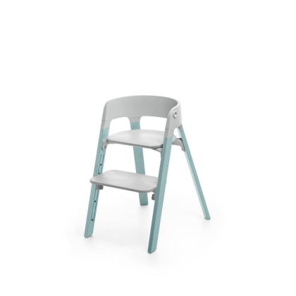 STOKKE Steps kėdutės kojos Aqua Blue (BUKMEDIS)