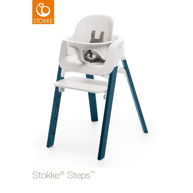 STOKKE Steps kėdutės kojos Midnight Blue (BUKMEDIS)