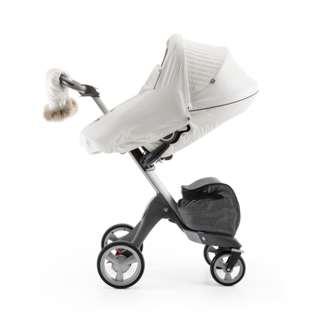 STOKKE Winter Kit vežimėliams Trailz, Xplory ir Crusi Pearl WHITE