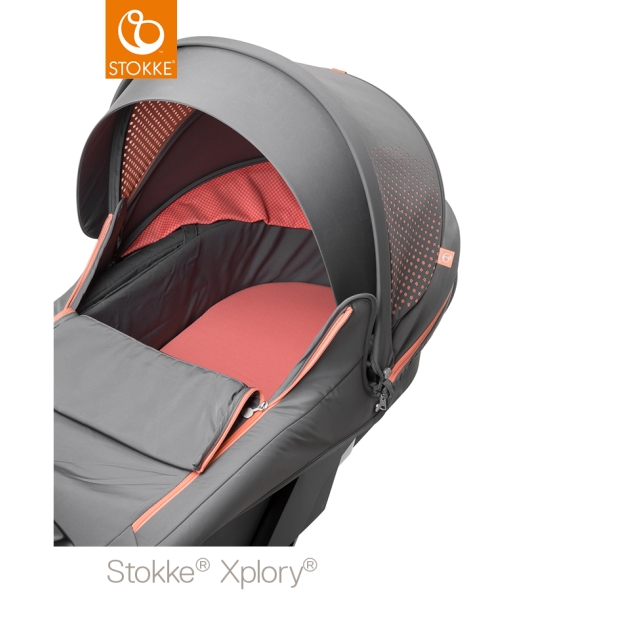 Stokke Xplory Carry Cot lopšys Athlesure Coral