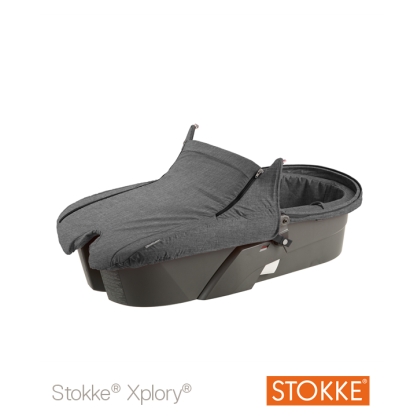 STOKKE Xplory Carry Cot lopšys BLACK Melange