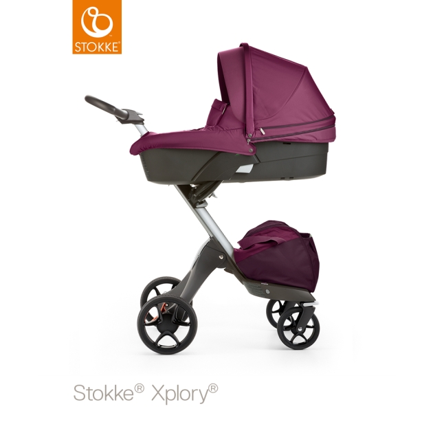 Stokke Xplory V5 Purple (su lopšiu)