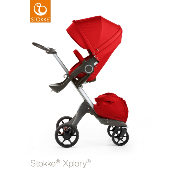 Stokke Xplory V5 Red (su lopšiu)