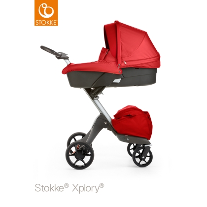 Stokke Xplory V5 Red (su lopšiu)