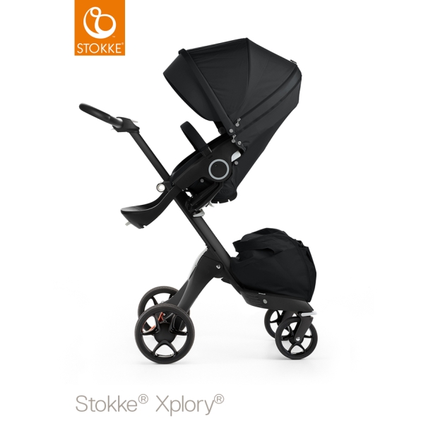 Stokke Xplory V5 sportinukas (juodas rėmas) Black