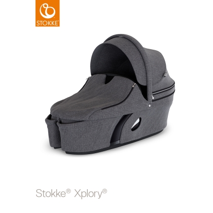 STOKKE Xplory V6 Lopšys BLACK Melange