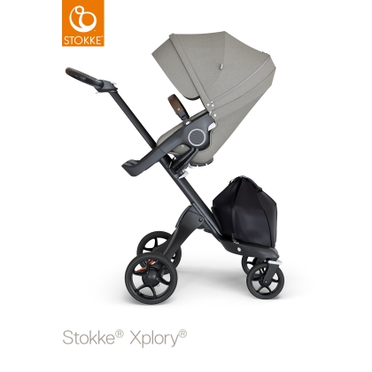 STOKKE XPLORY V6 sportinukas Brushed Grey (juodas rėmas)