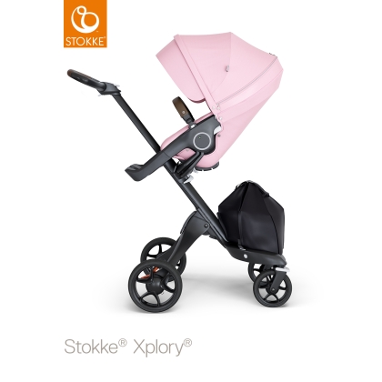 STOKKE XPLORY V6 sportinukas Lotus Pink (juodas rėmas)