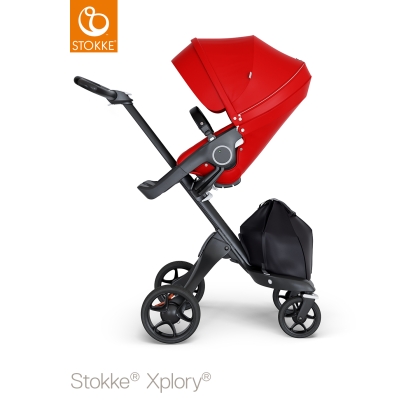 STOKKE XPLORY V6 sportinukas Red (juodas rėmas)