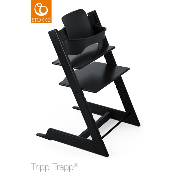 TRIPP TRAPP kėdutė Classic Collection BLACK (nuo 6 mėn.)