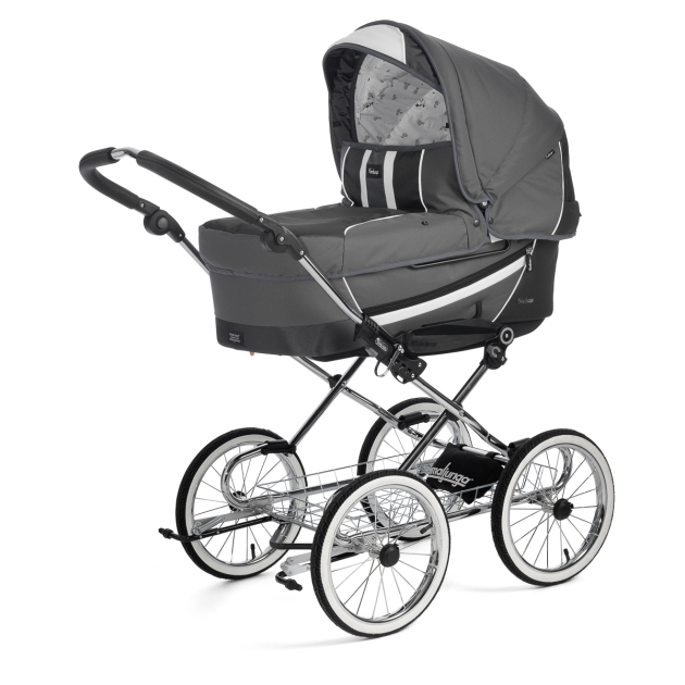 Vežimėlis EDGE DUO COMBI DARK GREY 2014