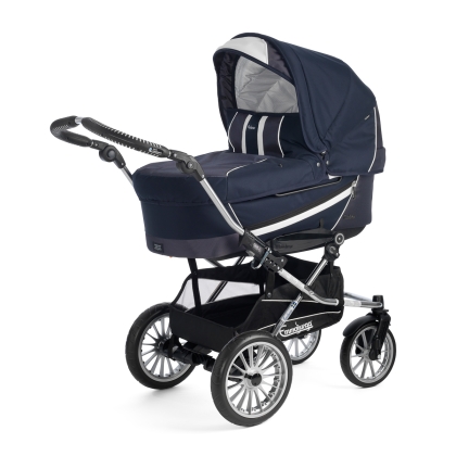 Vežimėlis EDGE DUO COMBI NAVY / WHITE 2014