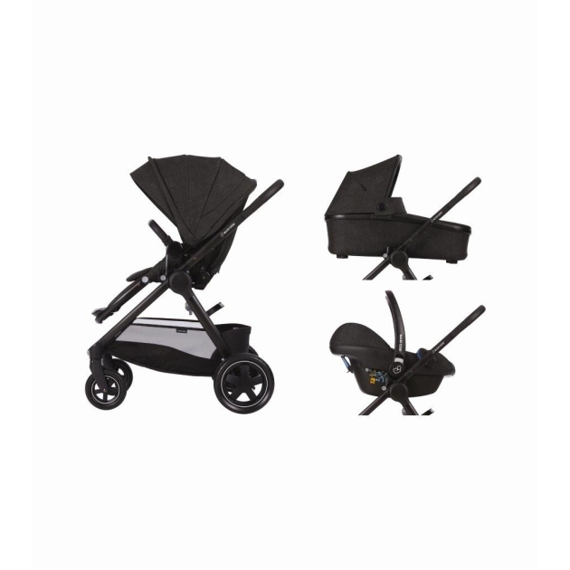 Vežimėlis Maxi-Cosi Adorra 3 in 1 Nomad Black