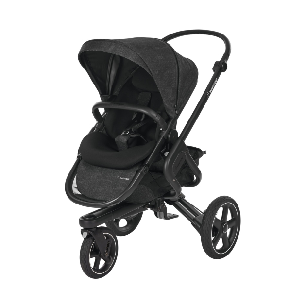 Vežimėlis Maxi Cosi Nova 3 (2 in 1) su lopšiu Oria Nomad Black