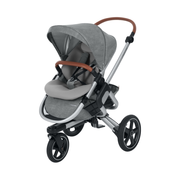 Vežimėlis Maxi Cosi Nova 3 (2 in 1) su lopšiu Oria Nomad Grey