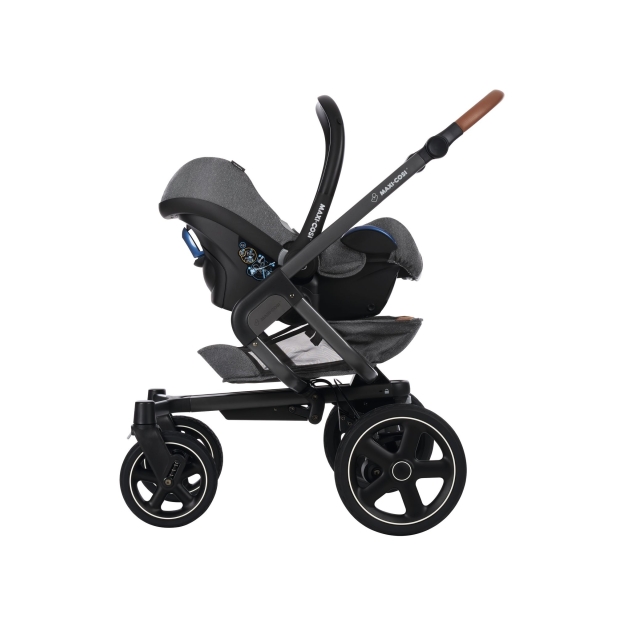 Vežimėlis Maxi Cosi Nova 3 in 1 (4 ratai) Sparkling Grey