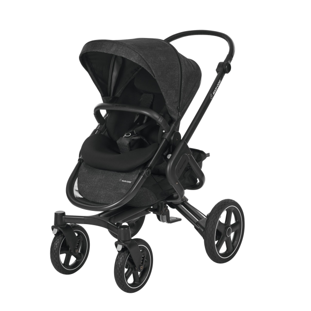 Vežimėlis Maxi Cosi Nova 4 (2 in 1) su lopšiu Oria Nomad Black