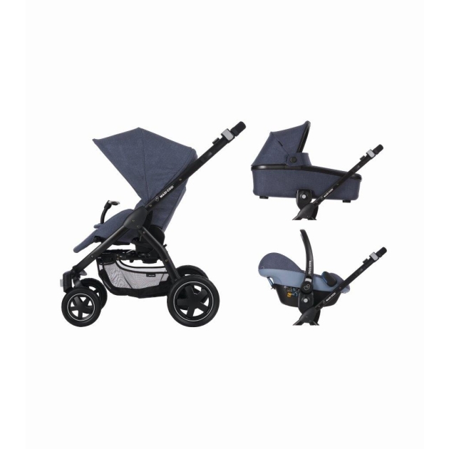 Vežimėlis Maxi-Cosi Stella 3 in 1 Nomad Blue