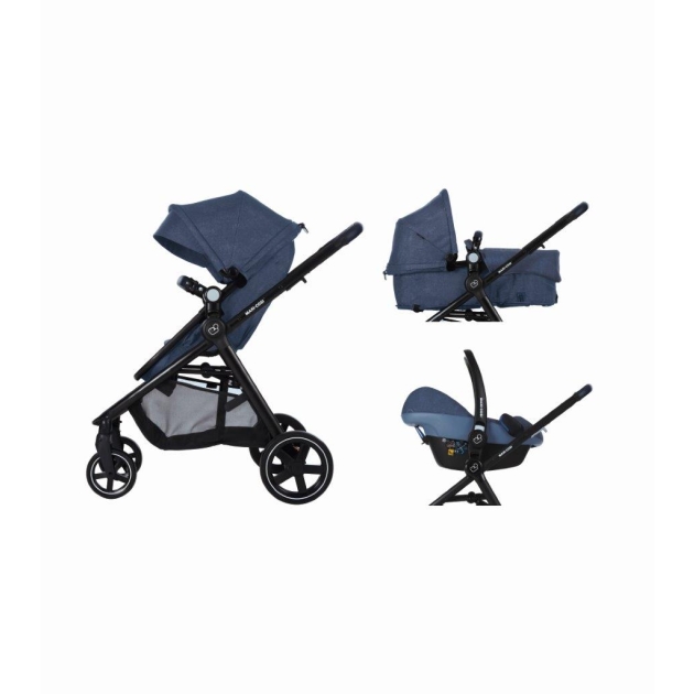 Vežimėlis Maxi-Cosi Zelia 3 in 1 Nomad Blue