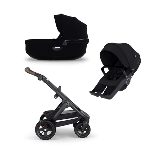 Vežimėlis STOKKE TRAILZ BLACK 2 in 1