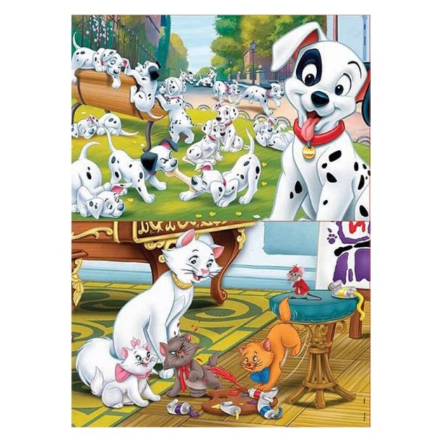 2 galvosūkių rinkinys Disney Dalmatians + Aristochats 25 Dalys