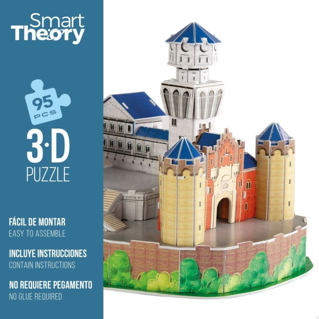 3D Puzlė Colorbaby New Swan Castle 95 Dalys 43,5 x 33 x 18,5 cm (6 vnt.)