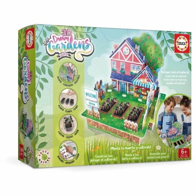 3D Puzlė Educa Dream Gardens 2in1