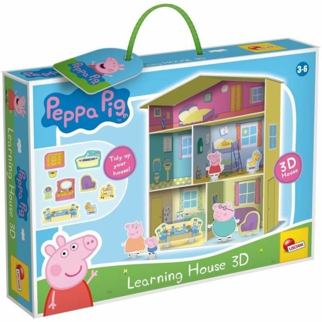 3D Puzlė Lisciani Giochi Peppa Pig Learning House 3D