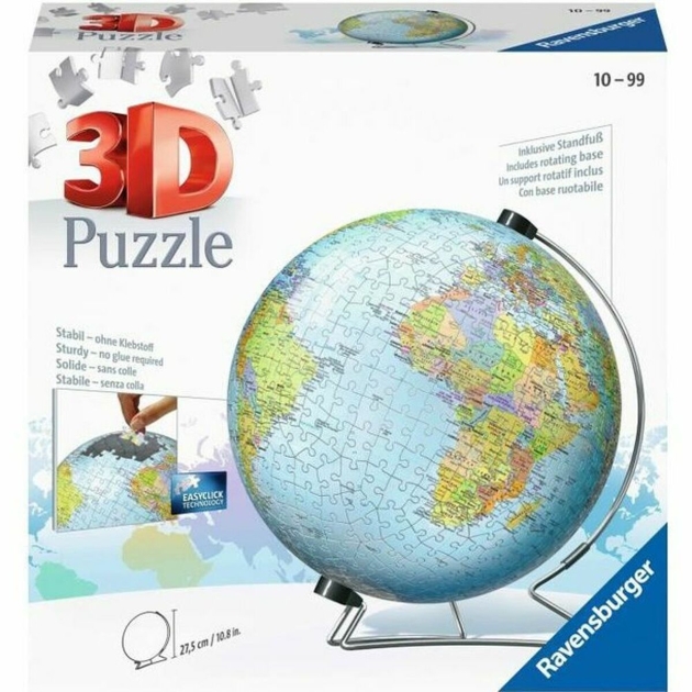 3D Puzlė Ravensburger Single Color Globe Unique 540 Dalys