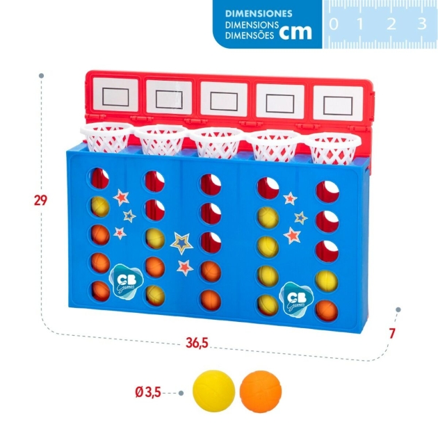 4 eilėje Colorbaby 36,5 x 29 x 7 cm (6 vnt.)