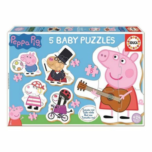 5 galvosūkių rinkinys Peppa Pig Baby