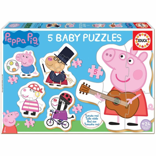 5 galvosūkių rinkinys Peppa Pig Baby