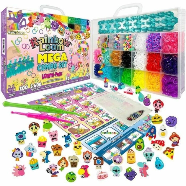 Apyrankių ir vėrinių kūrimo rinkinys Bandai Rainbow Moon Mega Combo set Plastmasinis