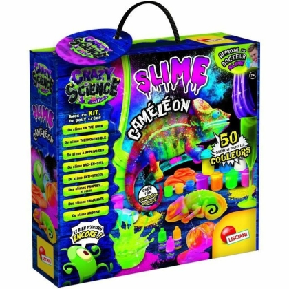 Amatų žaidimas Lisciani Giochi Crazy Science Caméléon Slime FR