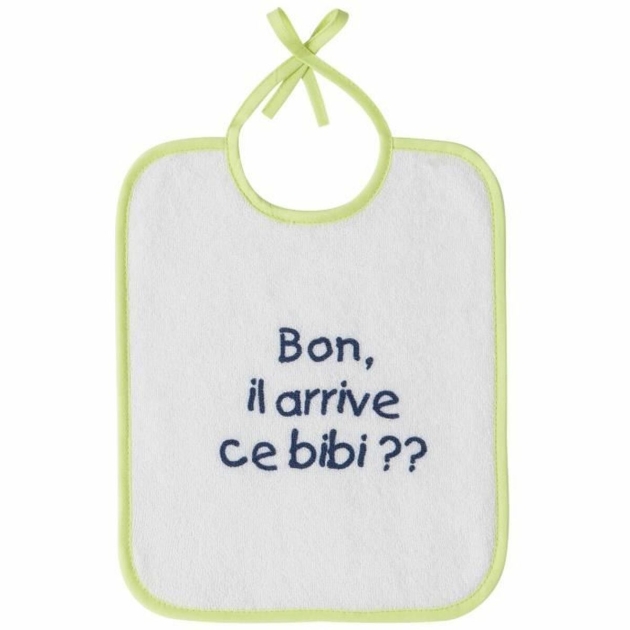 Antkrūtinių rinkinys Babycalin Message Print 20 x 25 cm 7 vnt. Balta