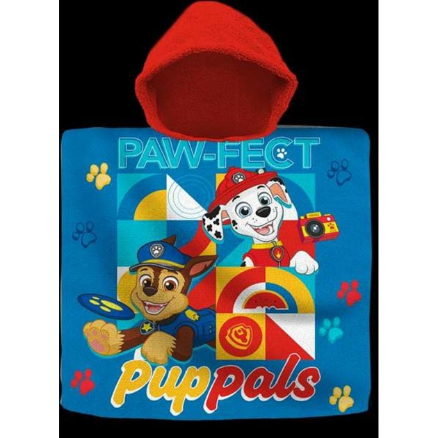 Apsiaustas – rankšluostis su gobtuvu The Paw Patrol 60 x 120 cm