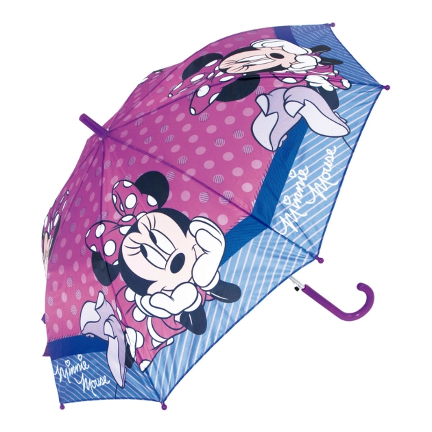 Automatinis skėtis Minnie Mouse Lucky Rožinė (Ø 84 cm)