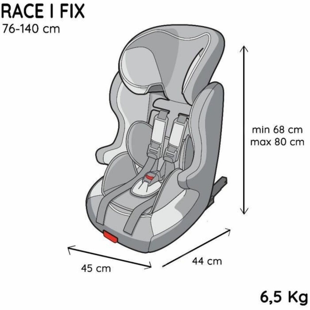 Automobilinė Kėdė Nania RACE Juoda ISOFIX