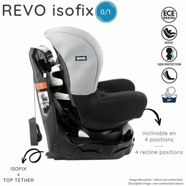 Automobilinė Kėdė Nania REVO Pilka ISOFIX