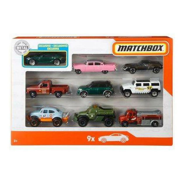 Automobilis Mattel X7111 9 vnt.