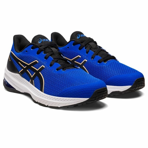 Bėgimo sportbačiai vaikams Asics GT 1000 12 GS Juoda Mėlyna