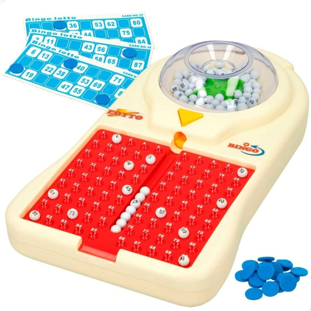 Bingo automatas Colorbaby Kartonas Plastmasinis (6 vnt.)