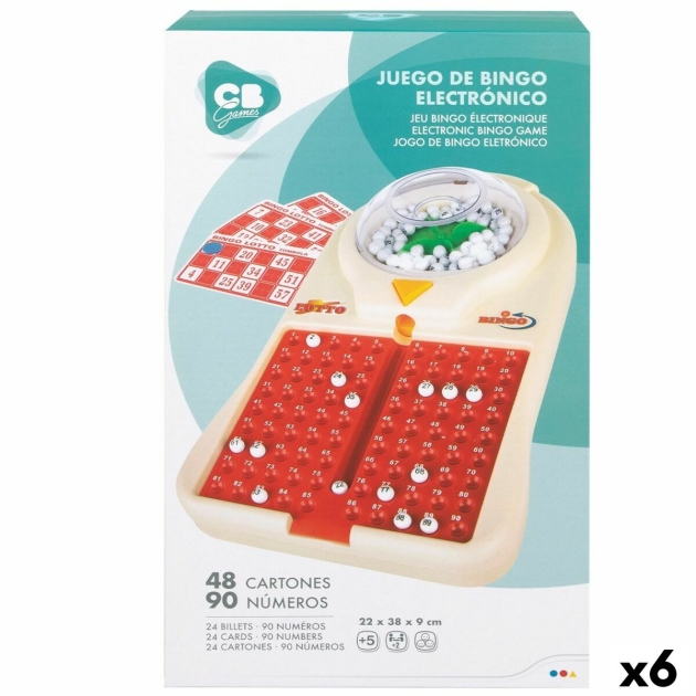 Bingo-automatas Colorbaby   Kartonas Plastmasinis (6 vnt.)