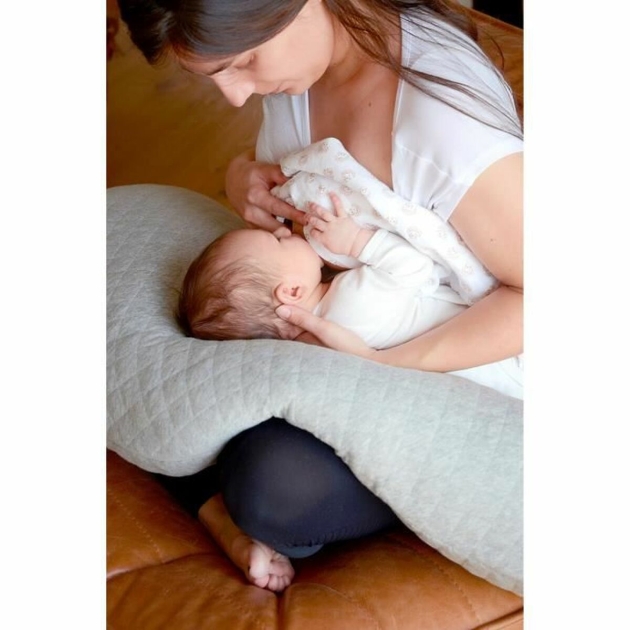 Breastfeeding Cushion Béaba Big Flopsy Pilka