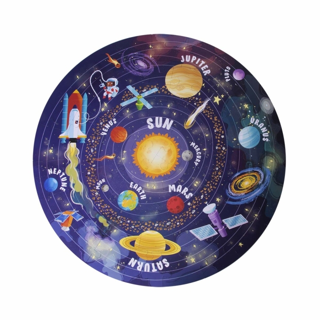 Dėlionė Apli Solar System Apskritas 48 Dalys 50 cm