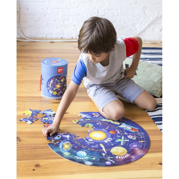 Dėlionė Apli Solar System Apskritas 48 Dalys 50 cm