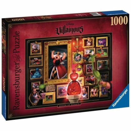 Dėlionė Disney Ravensburger 15026 Villainous Collection: The Queen of Hearts 1000 Dalys