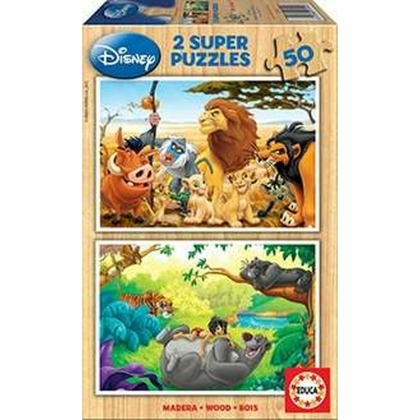 Dėlionė Educa DISNEY 100 Dalys (2x50 cm)