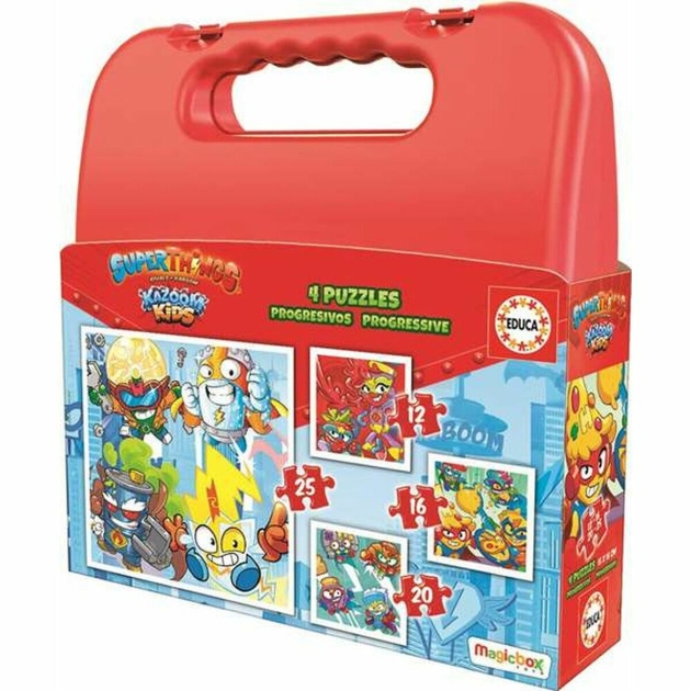 Dėlionė Educa SuperThings (73 pcs)